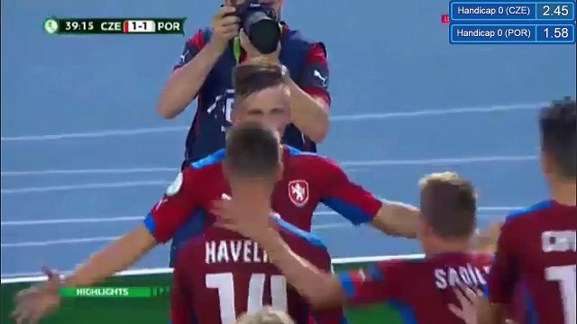 Czech Republic U19 1-2 Portugal U19 - All Goal & Highlights - EURO U19 05.07.2017