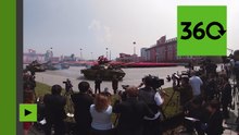 Pyongyang : images exceptionnelles du plus grand défilé militaire de la Corée du Nord