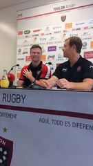 Conférence de presse de Chris Ashton.
