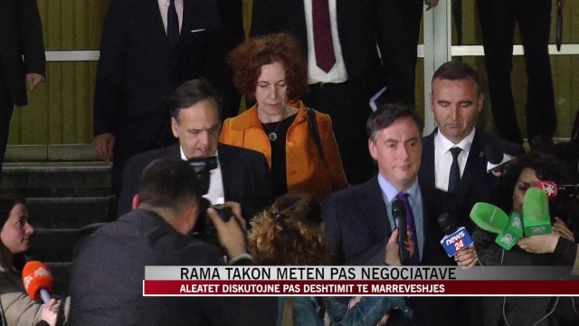 Rama në zyrën e Metës pas dështimit të negociatave - News, Lajme - Vizion Plus