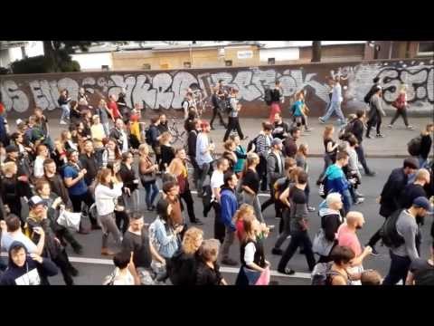 Thousands 'Rave' Against G20 Summit at Hamburg Port
