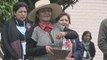 Campesinos y agricultores peruanos exigen su derecho al agua en Lima