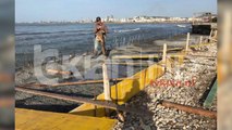Beton buzë detit në plazhin e Durrësit, Prokuroria nis hetimet