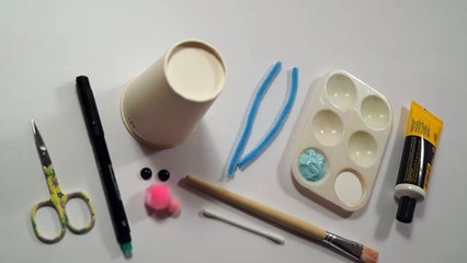 فكرة عمل سلة الارنب من أكواب ورقية لطفلك بطريقة بسيطة و جميلة