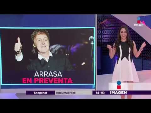 Paul McCartney agota sus boletos en preventa | Imagen Noticias con Yuriria Sierra