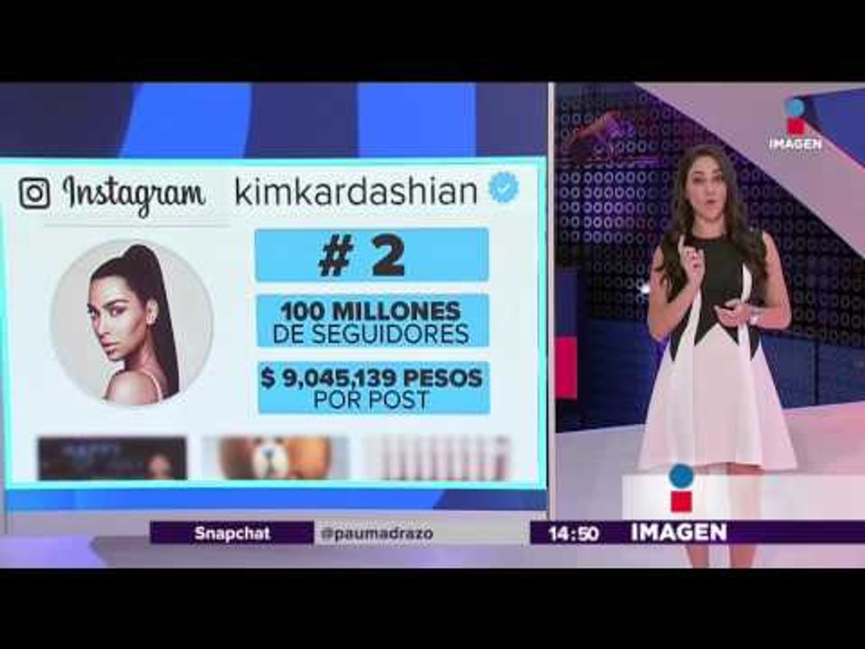 ¿Cuánto ganan las celebridades en Instagram? | Imagen Noticias con Yuriria Sierra