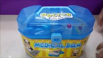 Un et un à un un à boîte de docteur la famille a trousse médical Nouveau jouet jouets pour enfants jouets médecin de famille de katie