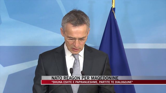 NATO reagon për Maqedoninë: Dhuna është e papranueshme - News, Lajme - Vizion Plus