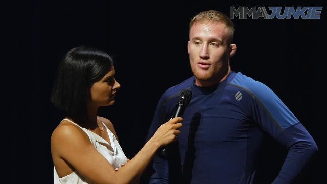 Justin Gaethje says referee is in there to save his or Michael Johnson's life