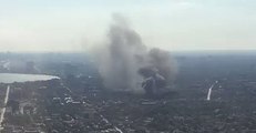 Plumes of Smoke Fill Sky as Toronto House Catches Fire