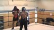 Derrick Findley Punishes sparring partners -Jayson Cross for EsNews Boxing