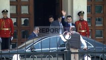Report TV - Basha largohet nga Presidenca, 40 minuta pas perfundimit te takimit me Ramen