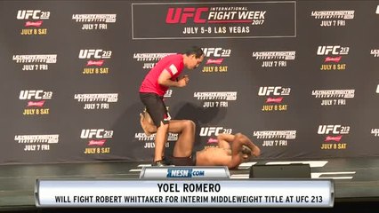 Yoel Romero UFC 213 Open Workout