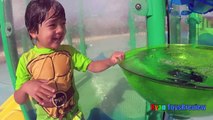 Atracciones familia divertido gigante al aire libre piscina Ola Waterpark toboganes ryan toysreview
