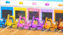 Enfants couleur les couleurs fouilleur pour enfants Apprendre vidéos avec Animation de garage