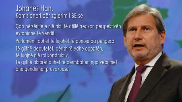 Xhaferi në Bruksel, takime me Han dhe Mogerinin