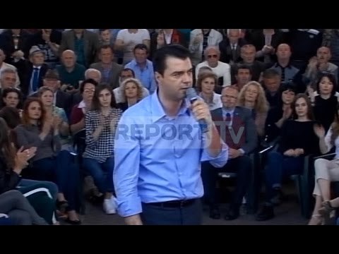 Report TV - Basha: Marshim popullor në Kavajë, nga aty bie qeveria