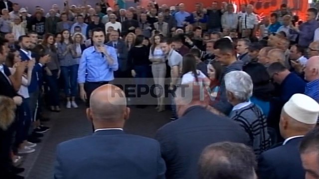 Report TV - Basha: Marshim popullor në Kavajë, nga aty bie qeveria