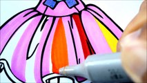 Mejor libro Niños para colorear Vestido para Aprender aprendizaje páginas vídeos glamour Barbie 3 l RAINB