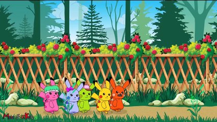 Finger Family Songs Collection, Mega Pikachu Visits Dinosaur Park, Nursery Rhymes For Kids