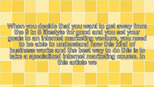 Internet Marketing Course: Tips For Newbies