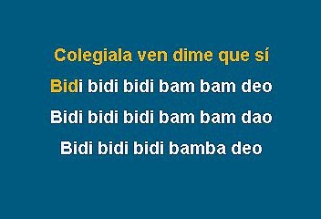 La Colegiala – Margarita y Calo (Karaoke)