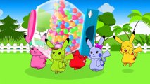 Mega Pikachu Giant Gumball, Nursery Rhymes songs for kids, Pikachu Pokemon Cartoon