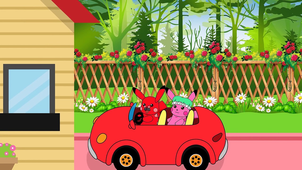 Mega Pikachu Crying Want To Be Police Officer! Nursery Rhymes For Kids, Pikachu Pokemon Cartoon