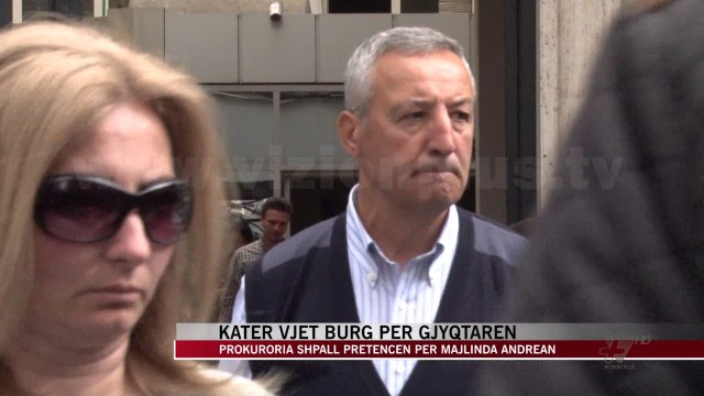 Prokuroria kërkon burg për Majlinda Andrean - News, Lajme - Vizion Plus
