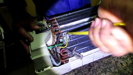 DESMONTANDO EVAPORADOR AR SPLIT - MITISUO