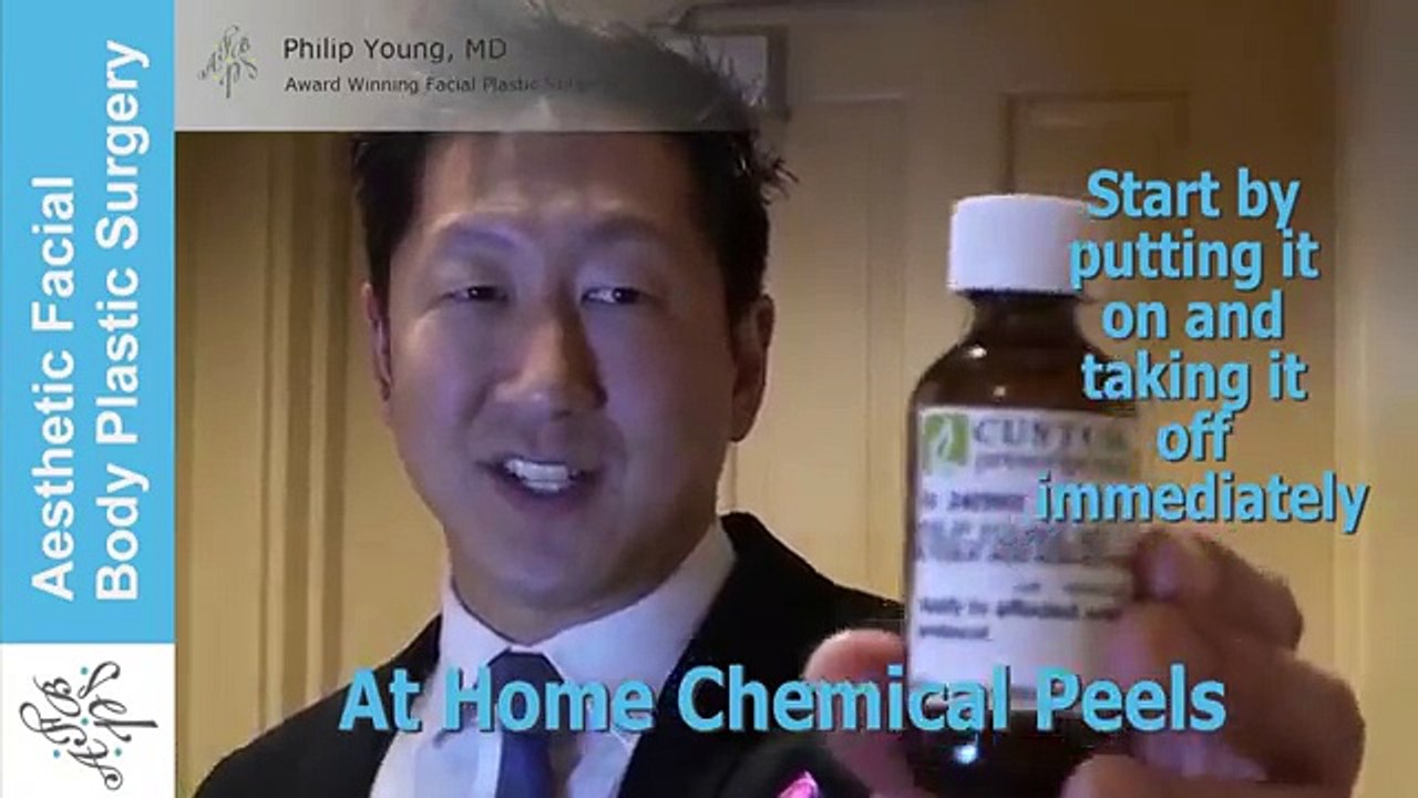 Watch Dr. Young Do a Chemical Peel on Himself & Discuss Acne Treatment & At Home Glycolic Peels