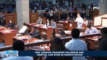 Sen. Gordon: Maaaring palawigin ang Martial Law ayon sa Konstitusyon