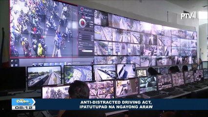 Anti-distracted driving Act, ipatutupad na ngayong araw