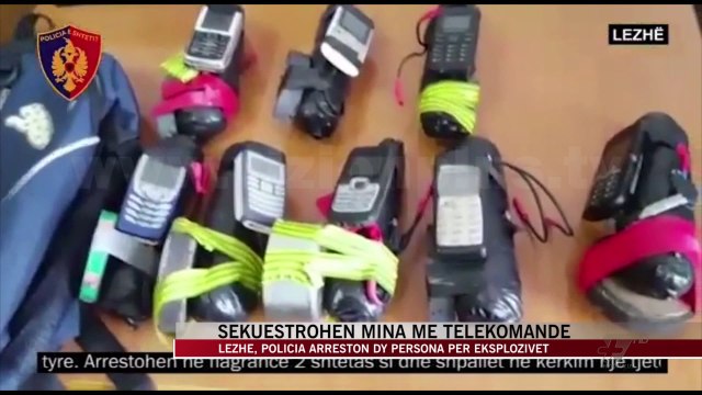 Lezhë, sekuestrohen mina me telekomandë - News, Lajme - Vizion Plus
