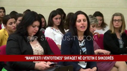 “MANIFESTI I VENTOTENES” SHFAQET NË QYTETIN E SHKODRËS