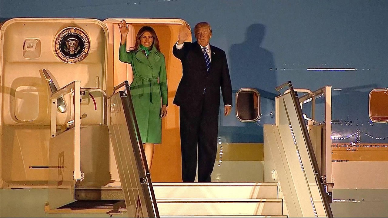 Trump visits Poland amid tensions with Russia