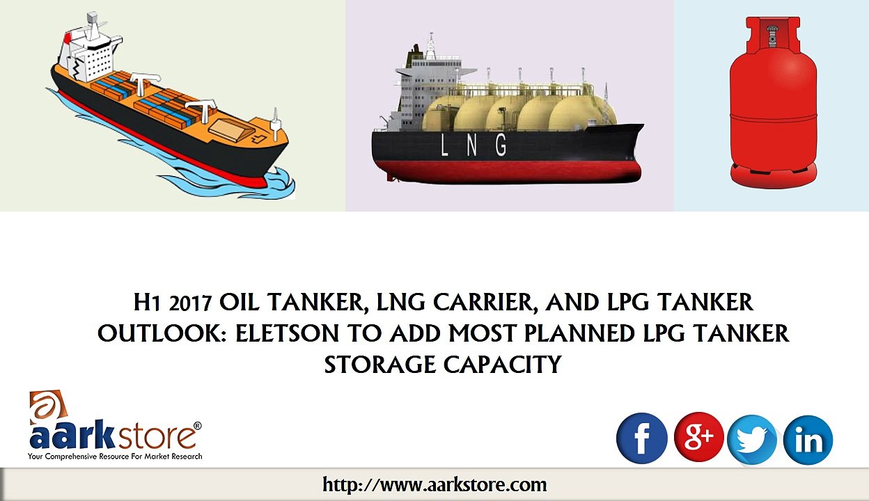 H1 2017 Oil Tanker, LNG Carrier, and LPG Tanker Outlook: Eletson to Add Most Planned LPG Tanker Storage Capacity - AARKS
