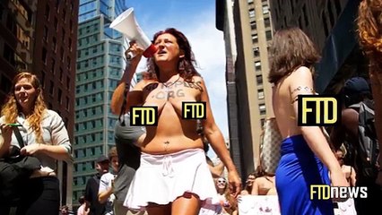 Annuel première aller Nouveau Fierté aux seins nus Parade Nyc