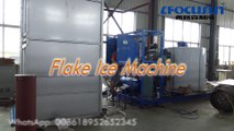 Focusun fresh water flake ice machine, 25T/day, evaporative cooling way way