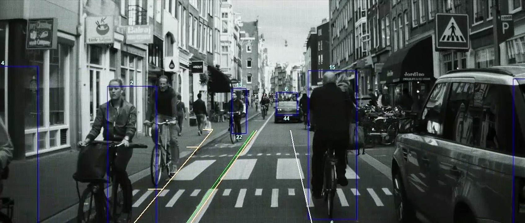 Voilà ce que filme la voiture Volvo XC60 et son systeme de caméras City Safety