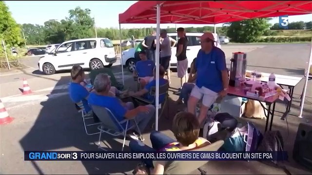 Industrie : les employés de GM&S bloquent un site PSA