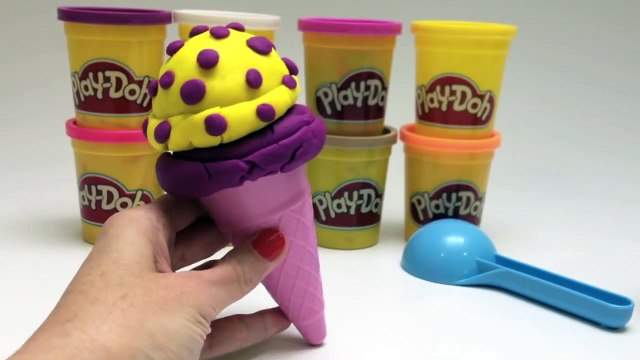 Conos de cómo helado hacer Norte jugar paletas de helado cucharadas helados golosinas gofres con Doh playdo