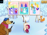 Niños para y masha oso de mejor juego de la pintura al óleo que dibujó Episodio 3