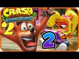 Crash Bandicoot N. Sane Trilogy Walkthrough Part 2 (PS4) Crash 2 - World 2