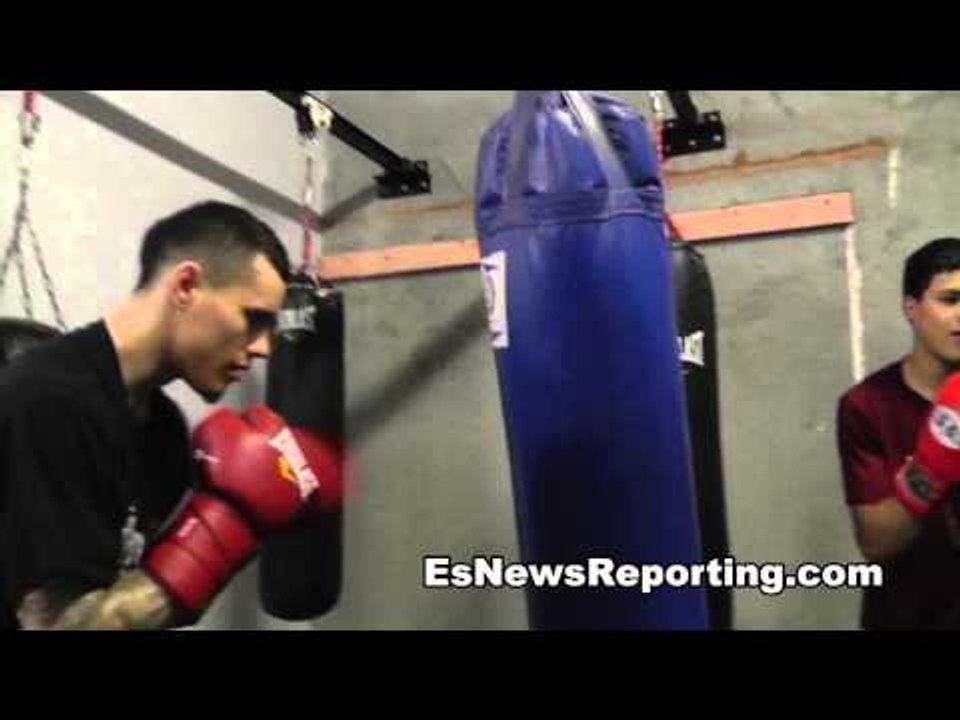 Richard Acevedo Trained by Brandon Rios Dad on way to olympics - EsNews Boxing