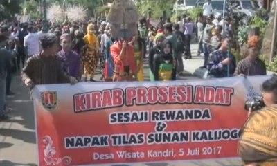 Tradisi Kirab Rewanda Jadi Paket Wisata di Goa Kreo