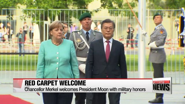 Merkel pledges support for President Moon's initiative to rein in North Korea