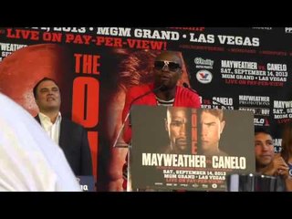 Fans Screaming at Floyd Mayweather  - mayweather vs canelo alvarez