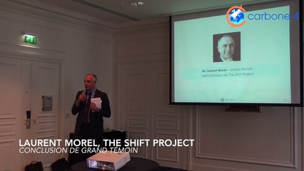 "Du reporting carbone vers une stratégie climat " : Laurent Morel, The Shift Project