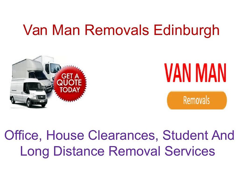 Man with a Van Edinburgh Removal Services